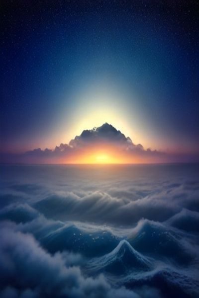一部高分科幻电影海报，宇宙星空背景下太空飞船穿梭，蓝紫色调震撼