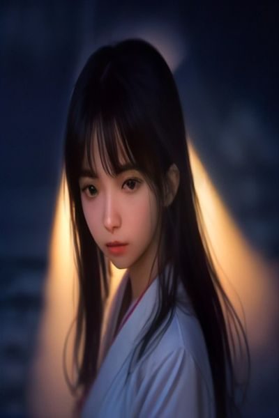 悬疑惊悚电影海报，主角站在雨夜街头，霓虹灯倒影在积水路面，暗色调神秘